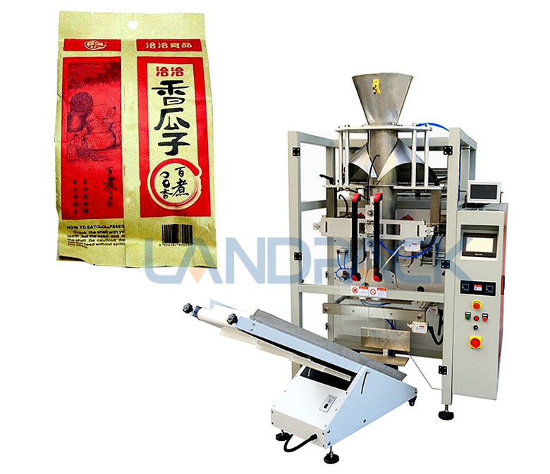 紙袋瓜子包裝機(jī)，背封紙袋瓜子顆粒包裝機(jī)